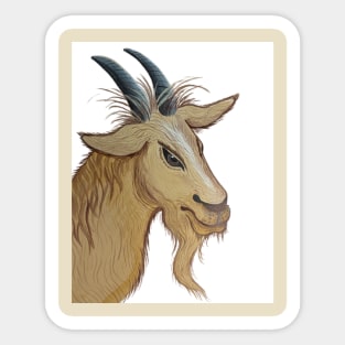 Billy goat Sticker